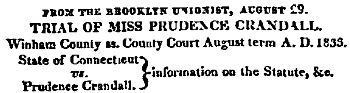 The <em>Connecticut Courant</em> republished <em>The Unionist</em> reports on the trials, and other news items too. This greatly assisted <em>The Unionist's</em> reputation for honesty and good reportage. 